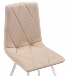 Стул Woodville на металлокаркасе Персея velutto 05 / белый 499998