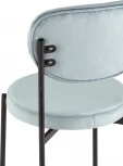 Стул обеденный Барбара велюр серо-голубой NC Stool Group (арт.УТ000039145)