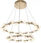 Подвесная люстра ярусная Maytoni Tessara MOD081PL-L84G3K (LED, 220V, на тросе, шарики, круглые)