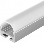 Профиль с экраном SL-LINE-2011M-2500 ANOD+OPAL ROUND (Алюминий) 025871 Arlight SL-LINE