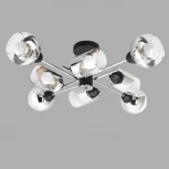 Потолочная люстра на штанге Imex MD.8243-8-S-BK+CH