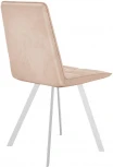 Стул DikLine 280 B03 BEIGE, ножки белые