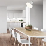 Потолочный светодиодный светильник Escada 20023LED 20023SMA/01LED WH 14Вт, металл/акрил, белый