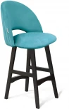 Стул полубарный SHT-ST34-1/S65-1 голубая пастель/венге от фабрики Sheffilton