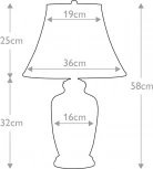 Настольная лампа Elstead SILVERTHISTLE-TL (220V)
