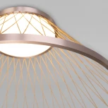 Потолочный светильник круглый Eurosvet Cesta 40019/1 LED коричневый (220V, круглые)