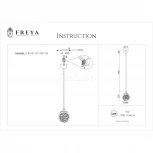 Подвесной светильник Freya Isabel FR6157-PL-9W-TR