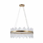 Подвесная люстра Arte Milano Venezia 311033/D800 BS (регулировка яркости, LED, 220V, хрусталь, пульт управления, на тросе, круглые)