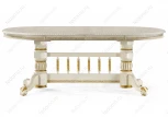 Деревянный стол Woodville Кантри крем / патина золото 450824