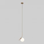 Подвесной светильник Eurosvet Frost Long 50159/1 латунь (220V, на проводе, шар)