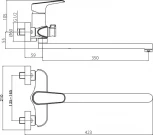 Смеситель Damixa RedBlu Origin Evo 829000000 универсальный