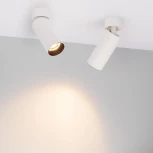 Накладной точечный светильник SP-GABI-SURFACE-FLAP-R50-9W Warm3000 (WH, 60 deg, 230V) (Arlight, IP40 Металл) 052343 (LED)