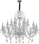 Подвесная люстра Chiaro Барселона 313012418 (220V, на цепи, подсвечник, свеча)