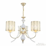 Подвесная люстра Arte Milano Florentia-6067 306067/3 Wh/Gd (220V, на цепи)