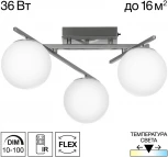 Потолочная люстра на штанге Citilux Dorsy CL223131 (регулировка яркости, LED, 220V, пульт управления, шарики)