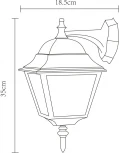 Настенный фонарь уличный Arte Lamp Bremen A1012AL-1BK (220V, IP44)