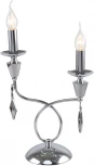 Настольная лампа 1053/09/02T Grace (220V, хрусталь, подвески, подсвечник, свеча, кольцо)