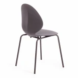 Стул EBAY (mod 03) серый (металл/пластик)