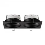 Светильник встраиваемый Novotech Gemini 371008 черный IP20 GX53 12W 220V