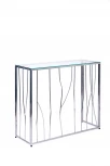 Консольный стол AllConsoles 1021-CS clear серебряный