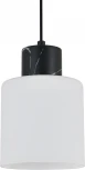 Подвесной светильник Escada Lord 2133/1S 1x60Вт E27, металл/стекло, чёрный мрамор/белый (220V, на проводе)