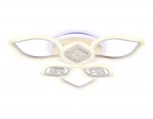 Потолочная люстра Ambrella Acrylica Ice FA282 (регулировка яркости, LED, 220V, пульт управления, управление смартфоном, умный дом - PC.Lamper, цветы)