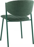 Стул Харпер ткань рогожка зеленый каркас зеленый полуглянцевый муар Stool Group (арт.УТ000038933)