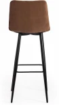 Стул барный CHILLY (mod.7095б) / 1 шт. в упаковке (Ткань,Металл /Коричневый,Черный)