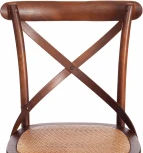 Стул CROSS (mod.CB2001) дерево береза, 49.5*53.5*87, Темный Орех (№5) Tetchair 10977