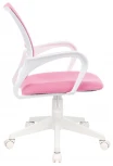 Кресло Бюрократ CH-W695NLT розовый TW-06A TW-13A сетка/ткань крестовина пластик пластик белый
