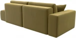 Диван прямой Лига-036 НПБ Модерн подлокотник слева (Желтый/Микровельвет) Лига Диванов арт.121336L