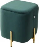 Пуф для гостиной ARES BLUVEL-78 GREEN / GOLD