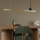 Подвесной линейный светодиодный светильник Lightera Manitoba LE111L-118GB WIFI COPPER (Умный дом, Алиса, Маруся, голосое управление)