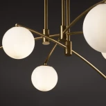 Потолочная люстра на штанге Freya Hanger FR5443CL-06BS (220V, шарики)