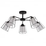 Потолочная люстра Imex MD.24380-5-S BK+CH