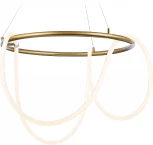 Подвесной светильник с гибким неоном светодиодный с пультом Ambrella COMFORT FL10503 (регулировка яркости, 220V, на тросе, кольцо)