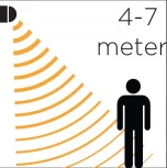 Настенный фонарь уличный светодиодный Oasis Light UNITE W2601-PiR Bl