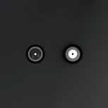 Розетка телевизионнная оконечная TV+SAT (графит) Voltum S70 VLS060407