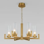 Подвесная люстра Eurosvet Arganie 60133/6 латунь (220V, на цепи)
