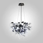Подвесная люстра AM Group WOODSTAR WOODSTAR D600 BK (220V, на тросе, листья)