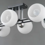 Потолочная люстра на штанге ILLUMICO IL0791-6CSQ-25 BK CR TRENTO (220V)