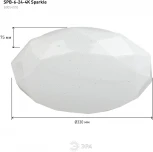 Потолочный светильник светодиодный ЭРА SPB-6-24-4K Sparkle