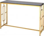 Консоль Stool Group БРУКЛИН 120*40 золото стекло smoke УТ000001498