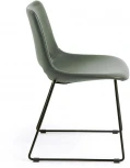 Обеденный стул La Forma (ex Julia Grup) Zahara (Зеленый/ Сталь,Металл,Пена)