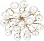Потолочная люстра Loft It Bloom 10352/1000C AB (220V, цветы, ветки)