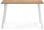 Стол Notta Тринити Лофт 140 25 мм дуб вотан / белый матовый 489657