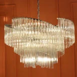 Подвесная люстра каскадная большая Cloyd Evolute 10572 (220V, на цепи)