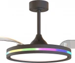 Люстра потолочная-вентилятор с ПДУ Mantra Rafaga 8728 (LED, 220V)