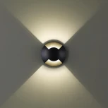 Встраиваемый грунтовый светильник Odeon Light Wald 6662/2GL3 черный/металл IP67 LED 3W 3000K 12V/24V (круглые)