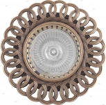 Встраиваемый точечный светильник Donolux N1555 N1555-Old Brass (220V, круглые)